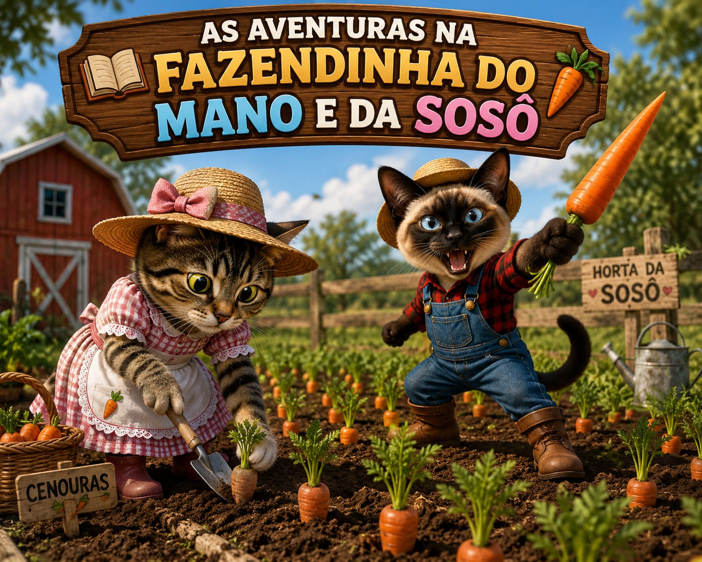 As Aventuras na Fazendinha do Mano e da Sosô...
